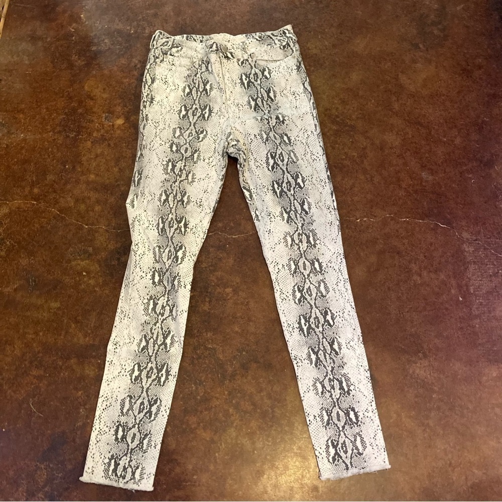 Ladies Franco Snakeskin Skinny Pants